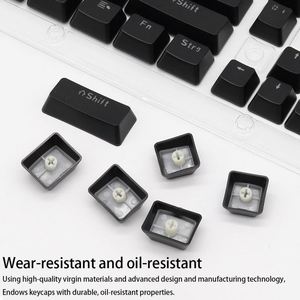 Luz retroiluminada RGB de perfil OEM de 104 teclas a través de teclas con diseño Español Árabe ruso francés coreano alemán para Ke mecánico - Product Image 3