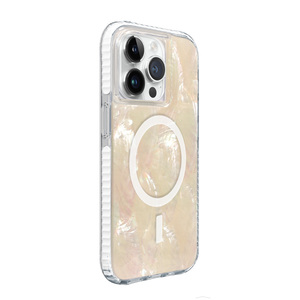 Kaynak üreticileri lüks Anti sarı manyetik kapak kabuk Anti şok mıknatıs 2.0Mm Tpu ince IPhone Iphone için kılıf 15 13 Pro Max - Product Image 5