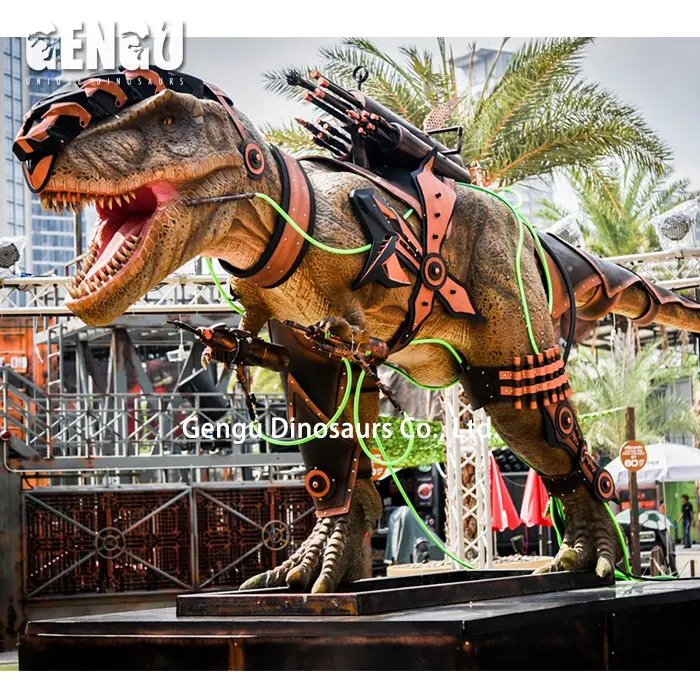 สมจริงขนาดใหญ่ Animatronic ไดโนเสาร์รูปปั้นโลกของไดโนเสาร์รุ่น