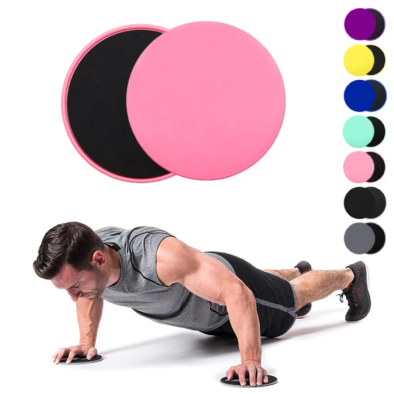 Conjunto de discos deslizantes para hacer ejercicio, Logo personalizado de espuma de plástico Eva, ideal para Yoga, Fitness