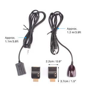 HDMI Su IR Extender Trasmettitore Ricevitore Adattatore di Controllo A Distanza del Cavo Kit Dual Band HDMI IR Remote Emettitore A Infrarossi