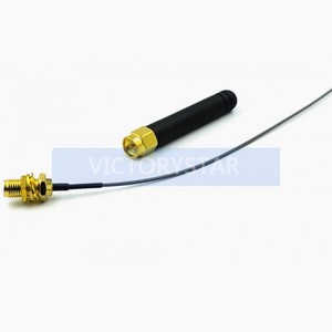 Rubber stick antennaSMA to IPEX <strong>connection</strong> cable suitable for SIM800L GPRS <strong>TCP</strong> <strong>IP</strong> module SMA IPEX