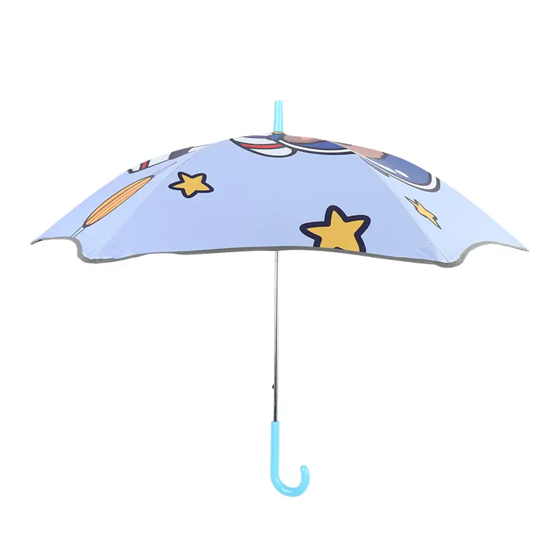 مظلات شمسية عالية الجودة مخصصة طباعة بالأشعة فوق البنفسجية للأمان مظلة محمولة من fillet للفتيات والفتيان والطلاب والأطفال