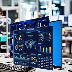 Thin Comercial Hmi Front Open Frame Embedded Ip65 Monitor de pantalla de montaje en pared All in One Computer Touch Industrial Panel Pc - Product Image 1