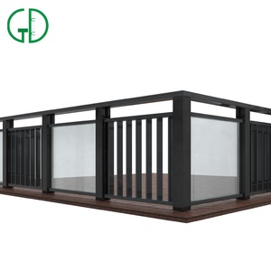 Çin GD için korkuluk tasarımı balkon fiyatları açık veranda kompozit güverte sistemi mesajları tasarım evi alüminyum korkuluk - Product Image 2