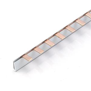 100% Cooper1P 2P 3P <strong>4P</strong> <strong>U</strong> <strong>Type</strong> /Pin <strong>Type</strong> <strong>Busbar</strong> for MCB, Copper <strong>Busbar</strong> China Factory Directly 63A - Product Image 3