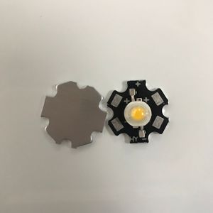 ハイパワーLED 1W 3W 5W 10W 6500K 3000k UVA 365nm 400nm UVC 255nm 254nmヒートシンクPCBスター付き - Product Image 6