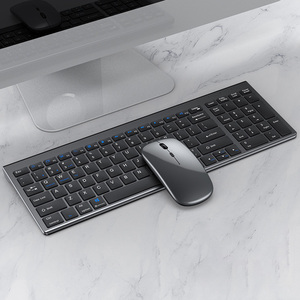 Teclado y ratón inalámbricos para ordenador portátil, Combo de ratón y teclado recargado, 2,4G, venta al por mayor de fábrica, para iPad