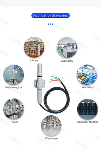 Sonda transmisora de humedad para monitoreo ambiental Controlador de temperatura y sensor de humedad