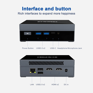 Vendita calda Intel N5105 4core commerciale mini computer host piccolo MINIPC wireless casa portatile fanless mini PC - Product Image 4