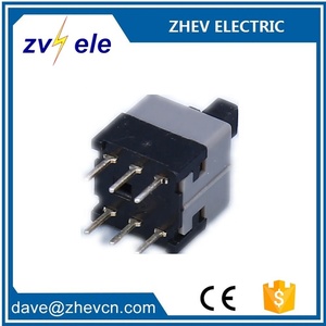 8.5x8.5MM 6 Pin ROHS ile Tact anahtarı Normal açık kendinden kilitleme basmalı düğme anahtarı - Product Image 6