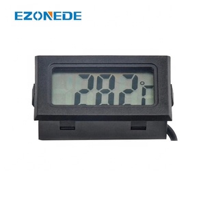 Digital LCD Thermometer <strong>Temperature</strong> Monitor with <strong>External</strong> Probe for Fridge Freezer Refrigerator Aquarium Black - Product Image 2