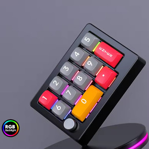 K808 Gaming Mechanical Keyboard RGB Hot Swap Compact Numeric Keypad with Knob Lighting Effects | <strong>Macro</strong> Gramming Wired Keypad - Product Image 4
