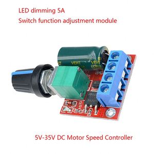 Spannungs regler Mini-Gleichstrom motor PWM-Regler modul Drehzahl regler Kleine PWM-Dimmer platine 5V 12V 24V 2A/5A/10A DC 3 bis 35V - Product Image 2