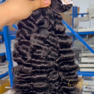 ビルマカーリーヘア生ベトナム骨ストレート自然波染めやすい全色人間の髪束