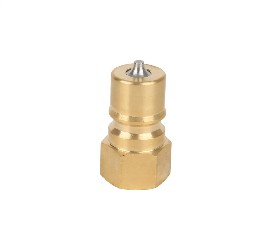 Nhanh chóng Doanh Brass thủy lực nhiệt độ cao và áp lực cao mở và đóng cửa cao phẳng ống dầu nhanh chóng doanh