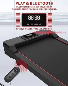 Unter dem Schreibtisch Laufband Leise elektrische Lauf-Jogging-Maschine für das Home Office mit fern gesteuertem Fitness gerät und LED-Anzeige - Product Image 6