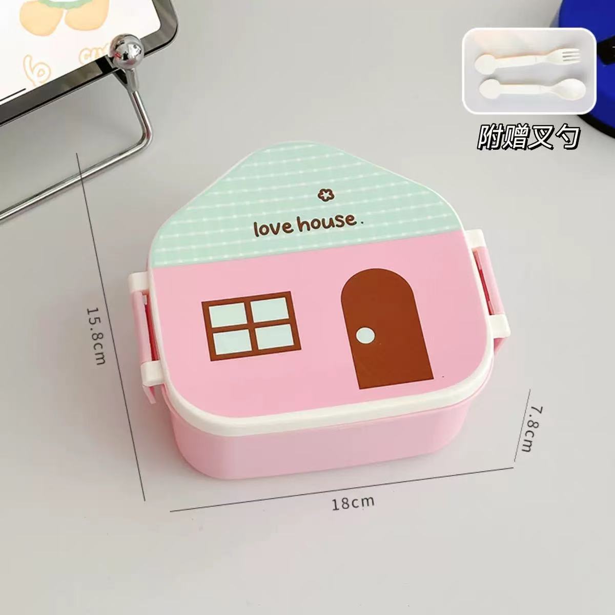 Petite boîte à bento maison, poudre fille