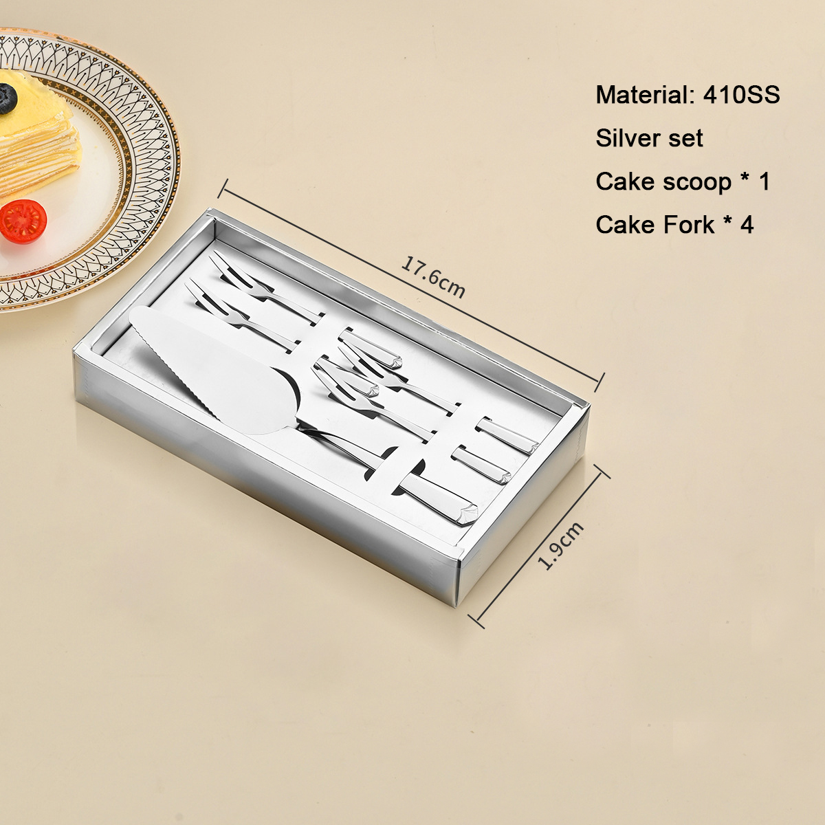 silver set 5 PCS