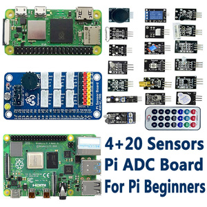 Scheda di espansione del sensore pubblicitario Raspberry Pi Zero 2W o 4B o Pico Starter kit + 20 moduli - Product Image 2
