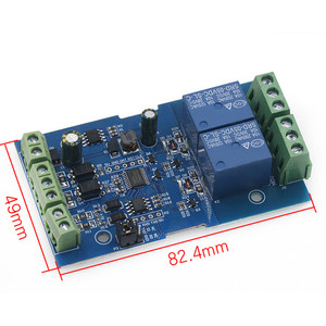 Modbus-Rtu7-24V2-way 4-way <strong>relay</strong> <strong>module</strong> switching <strong>input</strong> and <strong>output</strong> RS485/TTL anti-reverse connection - Product Image 5
