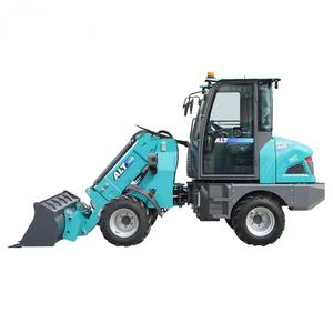 Ce מוסמך 1.2ton קצה קדמי מיני טלסקופי לוא 1200 עם בקתה סגורה סוללה 4wd מופעל משאבת סוללה 4