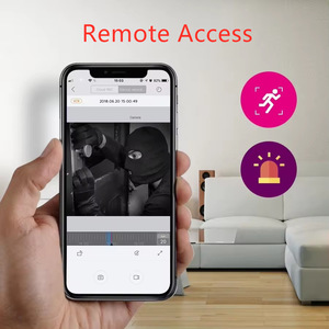 Jianvision Venta De fábrica barato IP CCTV línea de alimentación Kit de red Poe cámara de seguridad 8 cámara con color visión nocturna y audio - Product Image 4