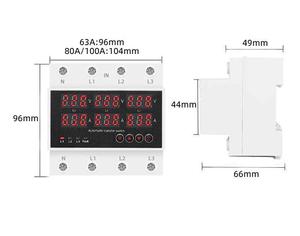 145A ajustable monofásico OUPA Protector de energía eléctrica Protector de voltaje digital Salida AC/DC Protector de voltaje bajo - Product Image 4