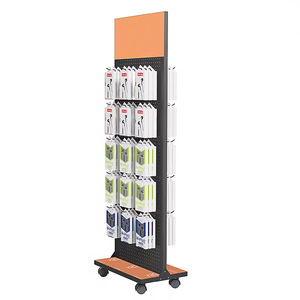 Mingtang handyzubehör display-rack, metall-pegboard 360-grad-drehbarer display-ständer, anpassbare display-theke - Product Image 5