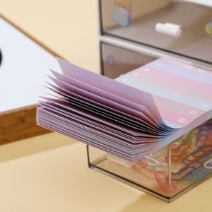 Notas adhesivas de papelería de fábrica al por mayor, varios colores, 8*13cm, 80g, Bloc de notas de papel offset, 40G, papel de cuaderno de papelería múltiple - Product Image 5