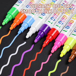 Chất Lỏng Sơn Đánh Dấu Khô Xóa Tùy Chỉnh Bút Bảng Trắng Xóa Màu Bút Phấn Trắng Mực Tẩy Bút - Product Image 4