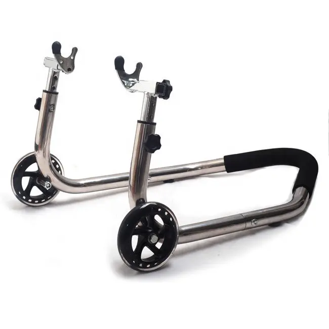 Stainless Steel Rear Universal Adjustable Motorcycle Stand SMI3036-SST CE Certified