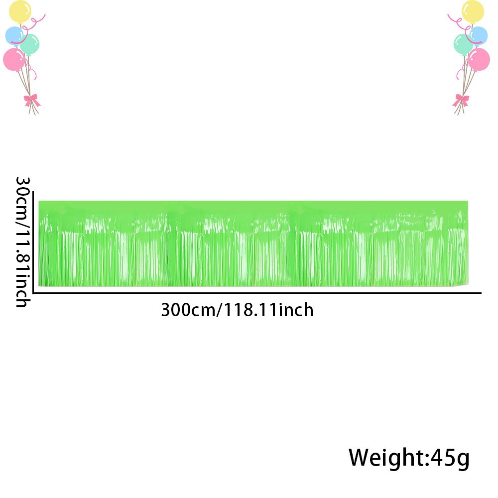 Bannière vert fluo 30*300cm