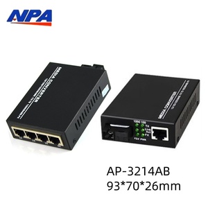 Factory Direct 10/100M <strong>Ethernet</strong> QoS Media Converter Single-Mode Optical Fiber Transceiver 1 Fiber 1 RJ45 Optimal Performance