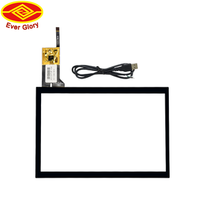 Pantalla táctil interactiva Capacitiva Proyectada industrial de 19 pulgadas Panel de pantalla táctil USB EETI Android para pantalla Lcd de coche