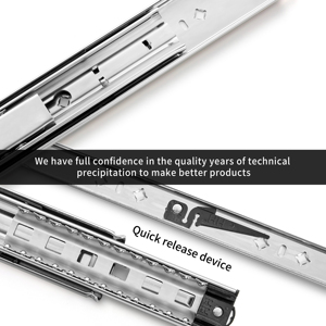 SNEIDA 53mm Heavy-Duty Drawer Slide Series 125kg for Kitchen Tool Cabinet Medical File Outdoor Pull-Out Extension <strong>Platform</strong> - Product Image 5