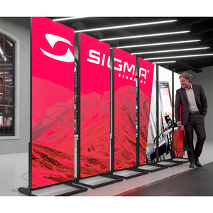 Lecede reklam ekleme ekranı dijital tabela kapalı HD oyuncu ekranı 4K çözünürlük taşınabilir Kiosk LED mevcuttur - Product Image 6