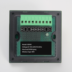 Il più nuovo Design Zigbee 24.GHz Smart Hotel utilizza l'interruttore tattile in vetro temperato Wireless con controllo APP, rete intelligente