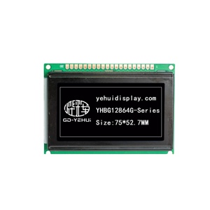 128 X64 Gelb-Grüner Bildschirm 5V STN Positiv Grau Halb trans flektiv Cob 12864 LCD-Anzeige modul LCD12864 Blau/Grau/Gelbgrün - Product Image 1