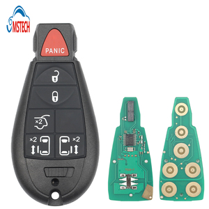 MS 5 + 1 düğmeler chrysler için uzaktan araba anahtarı 433mhz ile 46 çip fcc M3N5WY783X IYZ-C01C yedek boş araç fob fabrika fob - Product Image 2