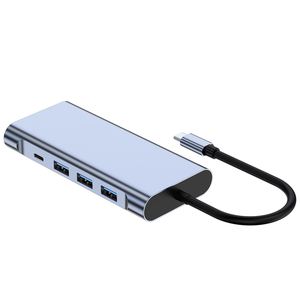 USB C集线器扩展坞10合1多功能适配器，适用于Mac Pro USB 3.0分离器计算机附件 - Product Image 2