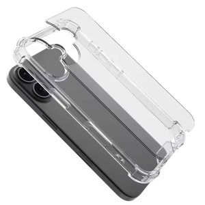 100% 完璧なフィットケースiPhone 16用クリアスリムフィット傷防止ソフトTPU PC透明カバーiPhone 16 Pro Max 16 Plus用 - Product Image 4