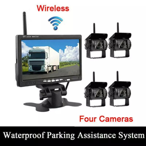 Truck <strong>Wireless</strong> <strong>Camera</strong> Kit Waterproof 18IR Night Vision Rear View <strong>Backup</strong> <strong>Camera</strong> 7 Inch <strong>Wireless</strong> Monitoring <strong>System</strong> for <strong>RV</strong> Truck - Product Image 2