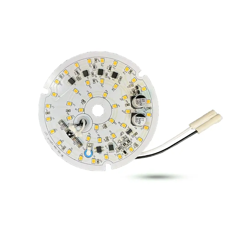 Flicker-free 120V 18W Round Aluminium DOB SMD2835 LED Light Board LED Module For Led Ceiling Light