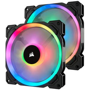コルセアLLシリーズLL140 LED RGB L ü fter 140mm 2erセットライトニングノードPRO (926991032452) - Product Image 1