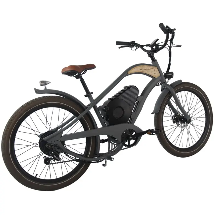 26 inch Factory Direct chopper adult e bicycle ebike retro 48v electric fat tire beach cruiser bike electric bike bicycles