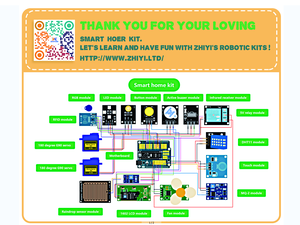 Tscinbuny Factory IoT Smart Home Sensor Kit DIY Wooden House for Arduino Open <strong>Source</strong> <strong>C</strong>/<strong>C</strong>++ <strong>Code</strong> STEM Starter Kit Education