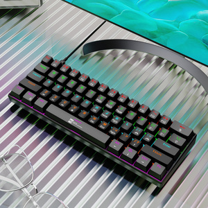 Custom 61 Keys Wired <strong>Mechanical</strong> <strong>Keyboard</strong> With Type-<strong>c</strong> Interface USB RGB Computer <strong>Mechanical</strong> Switch Backlit Gaming <strong>Keyboard</strong> - Product Image 1