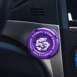 Car Accessories Motorcycle Ignition Key Switch Cover Rotary <strong>Push</strong> <strong>Start</strong> <strong>Button</strong> Cover - Product Image 5
