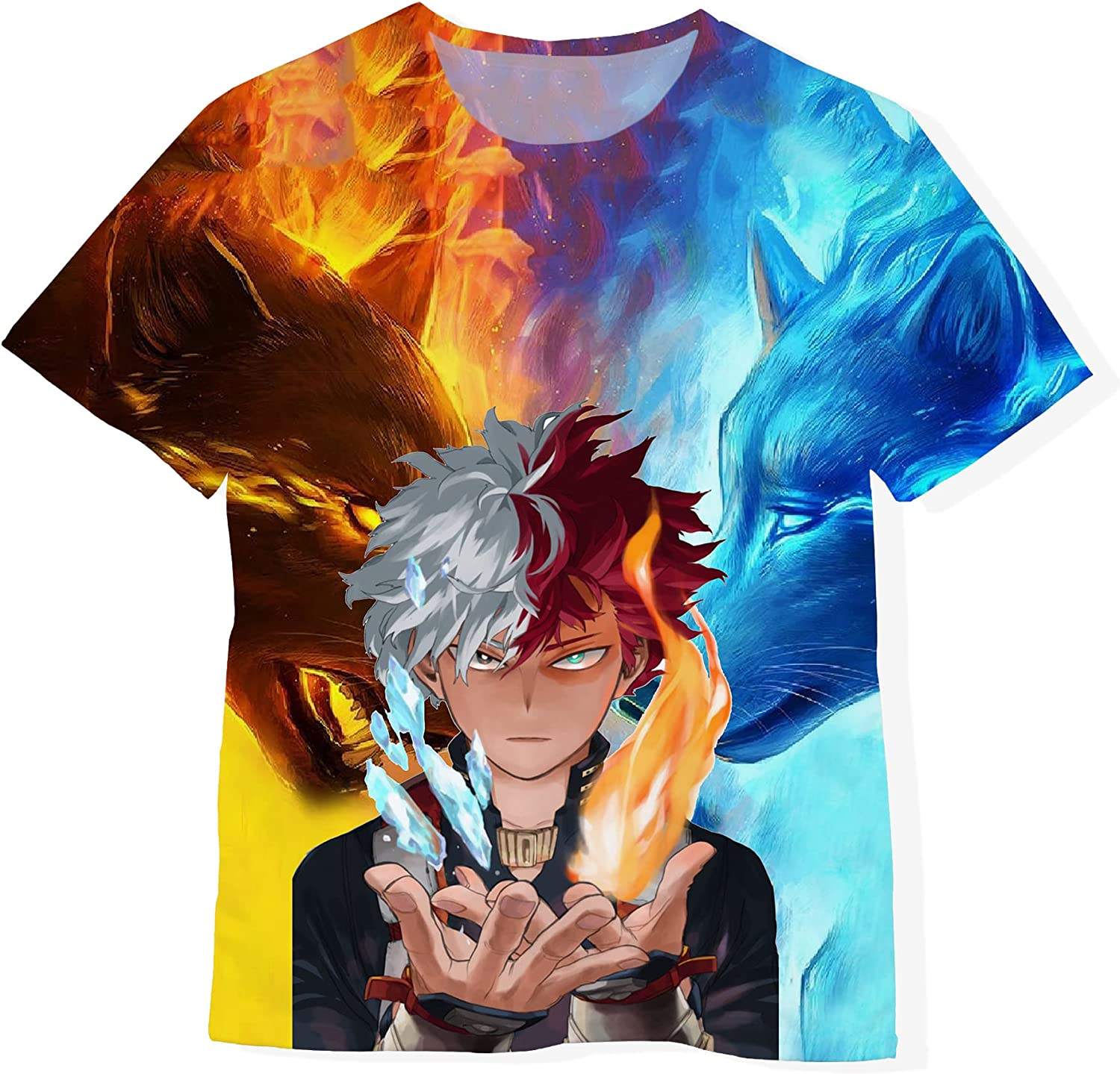 Todoroki Shoto à imprimé blanc